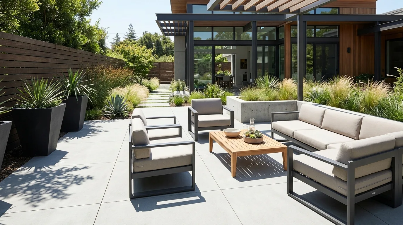 Patio Garden With Dining Zone